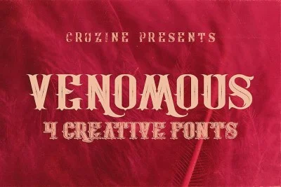 Venomous Typeface Font