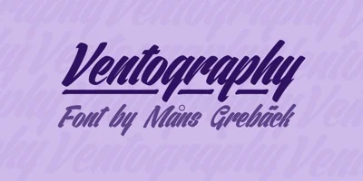 Ventography Font