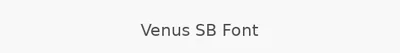 Venus SB Font