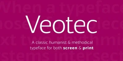 Veotec Font