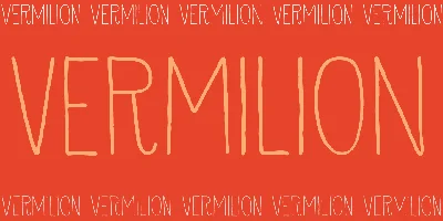 Vermilion Font