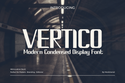 Vertico Modern Display Condensed