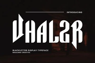 Vhalzr Stylish Vintage Typeface