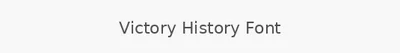 Victory History Font