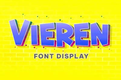 Vieren - Display Font