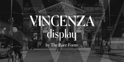 Vincenza Display Font