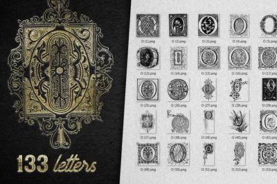 Vintage Letter O Vector And PNG Free Download