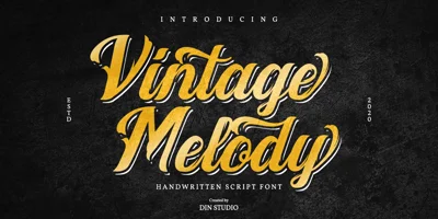 Vintage Melody Font