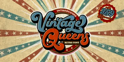 Vintage Queens Font