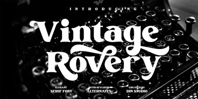 Vintage Rovery Font