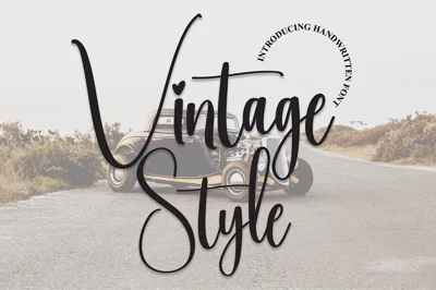 Vintage Style | Script Font
