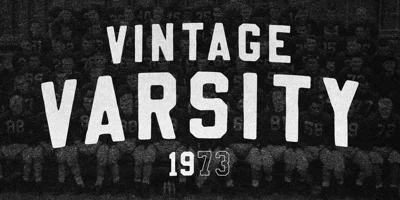 Vintage Varsity Font