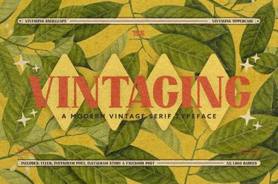 Vintaging Typeface Free Download