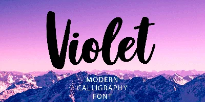 Violet Font