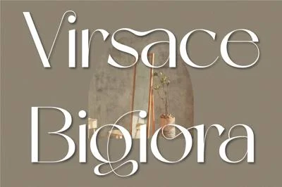 Virsace Bigiora | Modern Sans Serif Font