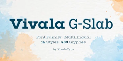 Vivala G Slab Font
