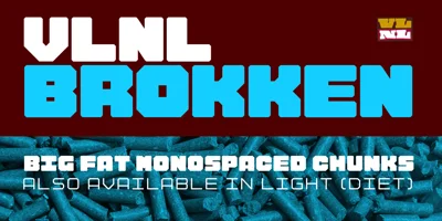 VLNL Brokken Font