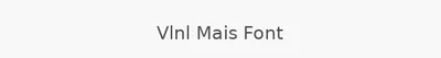 Vlnl Mais Font
