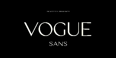 Vogue Sans Font