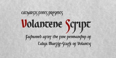 Volantene Script Font