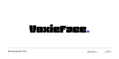 Voxieface Font