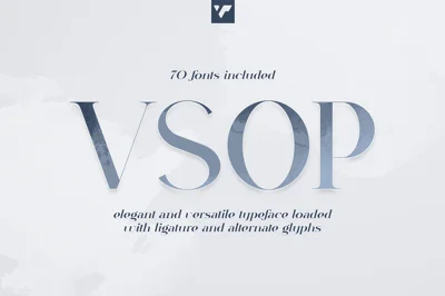 VSOP - elegant serif, 70 fonts