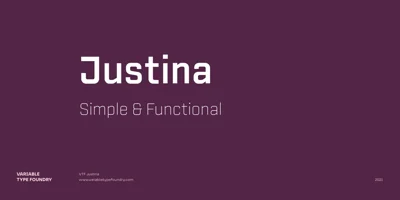 VTF Justina Font