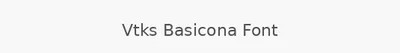 Vtks Basicona Font