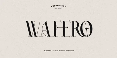 Wafero Font