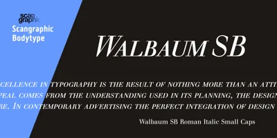 Walbaum SB Font