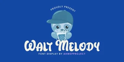 Walt Melody Font