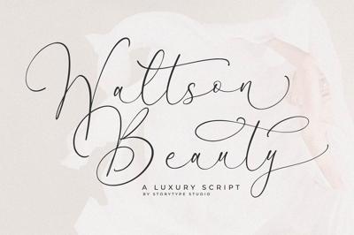 Waltson Beauty Luxury Script Font Free Download