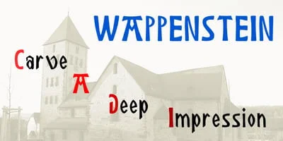Wappenstein Font