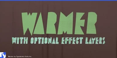 Warmer Font