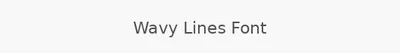 Wavy Lines Font