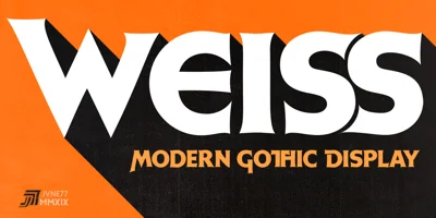 Weiss Modern Gothic Font