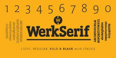 WerkSerif Font