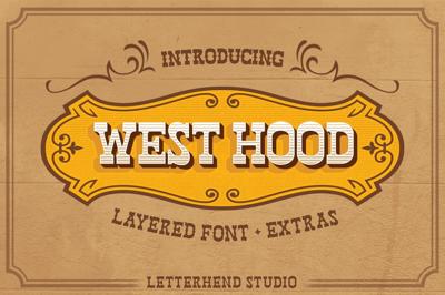 West Hood - 6 FONTS! Free Download
