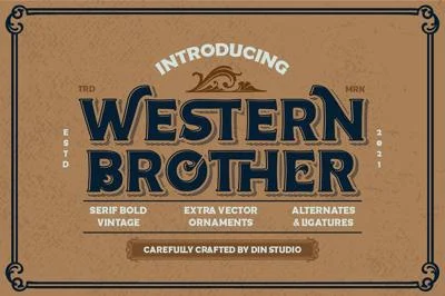 Western Brother Font