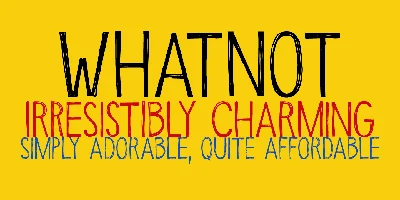 Whatnot Font