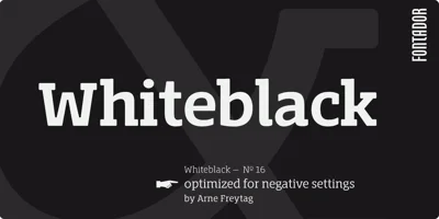 Whiteblack Font