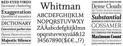 Whitman Font