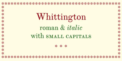 Whittington Font Free Download
