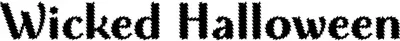 Wicked Halloween Font