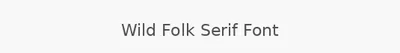 Wild Folk Serif Font