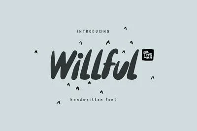 Willful Handwritten Brush Font