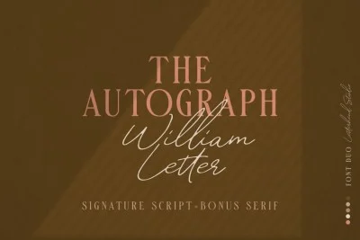 William Letter Signature Script Font Free Download