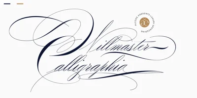 Willmaster Calligraphia Font