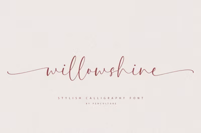 Willowshine Calligraphy Font Free Download