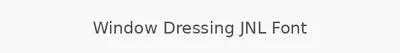 Window Dressing JNL Font